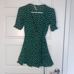 Reformation wrap blouse